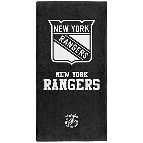New York Rangers NHL Duschtuch Handtuch Badetuch in 70 x 140 cm, 100 % Baumwolle von Great Branding