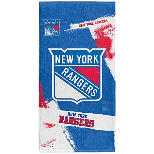 New York Rangers NHL Spray Strandtuch 150x80cm von Great Branding