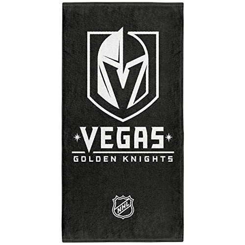 Vegas Golden Knights NHL Duschtuch Handtuch Badetuch in 70 x 140 cm, 100 % Baumwolle von Great Branding
