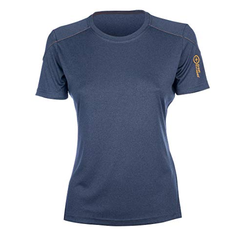 Great Escapes Mauna Loa T-Shirt für Damen Small Sky Blue von Great Escapes