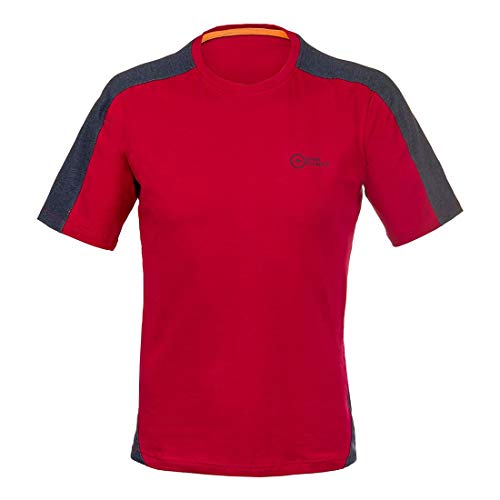 Great Escapes - Nantai T-Shirt für Herren, Herren, T-Shirt, 128U000, Persian Red, 4XL von Great Escapes