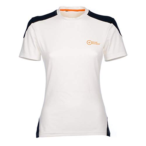 Great Escapes Semeru T-Shirt für Damen Medium Blanc De Blanc/Vulcan von Great Escapes