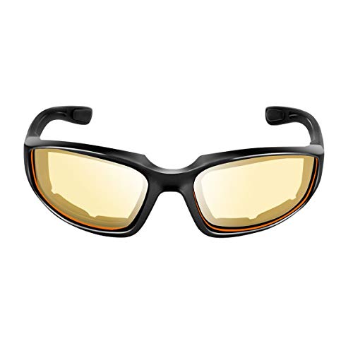 Greatangle Motorradschutzbrille Winddichte staubdichte Brille Fahrradbrille Outdoor Sportbrille gelb von Greatangle