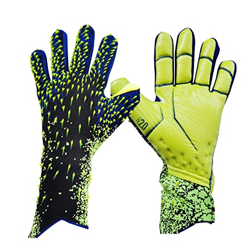 Greatideal Fußball Torwarthandschuhe Fußballhandschuhe mit starkem Grip Ausgezeichneter Fingerschutz für Kinder und Erwachsene Junior Keeper Fußballhandschuhe für Training und Spiel von Rlongtou