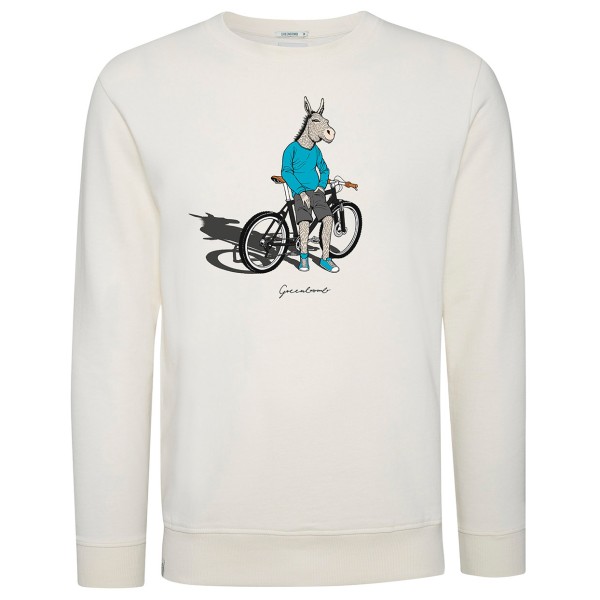 GreenBomb - Animal Donkey Bike Summer Wild - Sweatshirts - Pullover Gr L weiß von GreenBomb