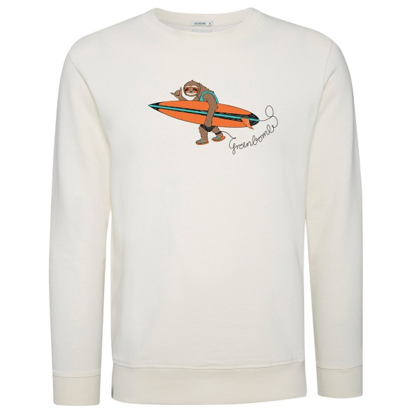 GreenBomb - Animal Sloth Surf Summer Wild - Sweatshirts - Pullover Gr L;M;XL weiß von GreenBomb