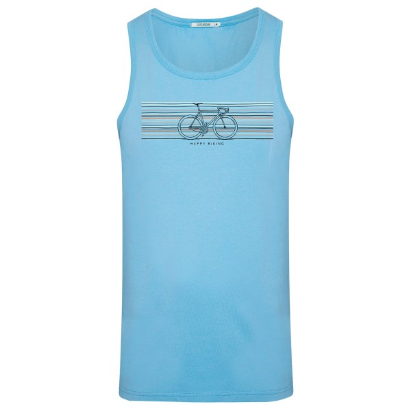 GreenBomb - Bike Happy Airy - Tanktops - Tank Top Gr L;M;XL blau von GreenBomb