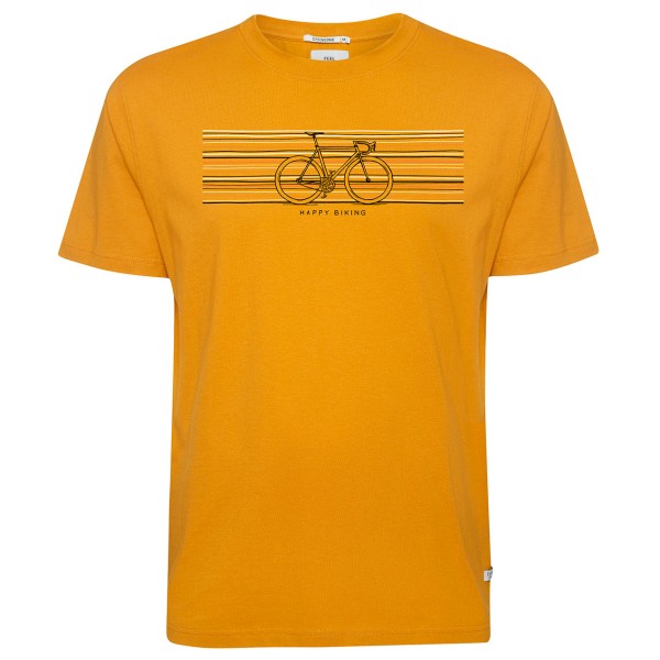 GreenBomb - Bike Happy Fusion - T-Shirts - T-Shirt Gr S orange von GreenBomb