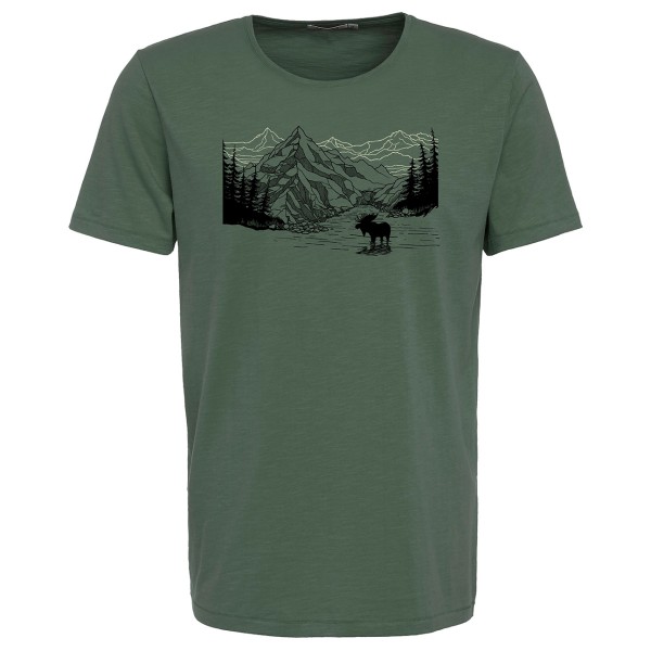 GreenBomb - Nature Moose Mountain Spice - T-Shirts - T-Shirt Gr L;M;XL oliv von GreenBomb