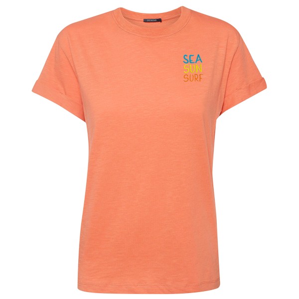 GreenBomb - Women's Lifestyle Sea Sun Surf Stop - T-Shirts - T-Shirt Gr L;M;S;XS rot von GreenBomb