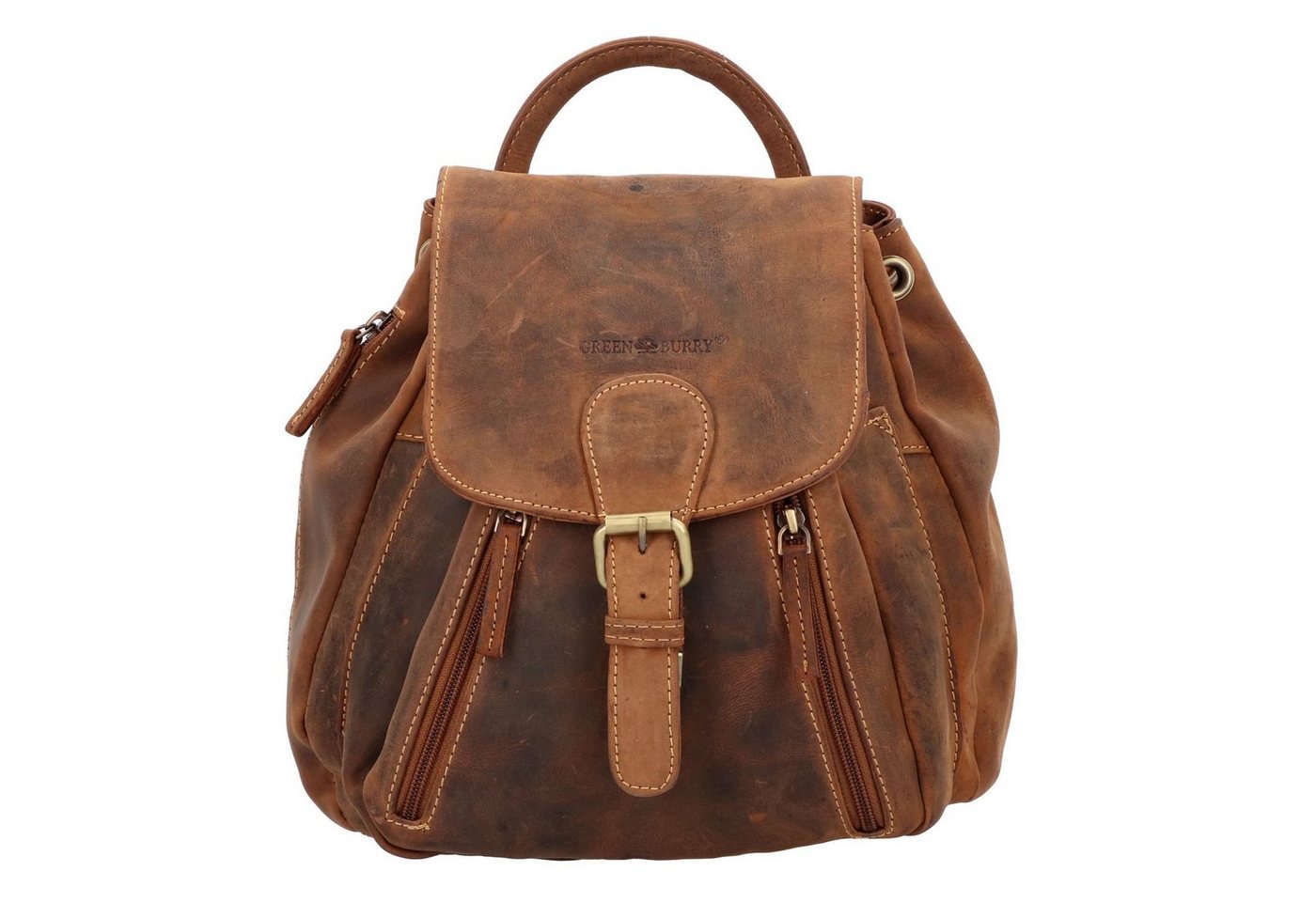 Greenburry Cityrucksack Vintage, Leder von Greenburry