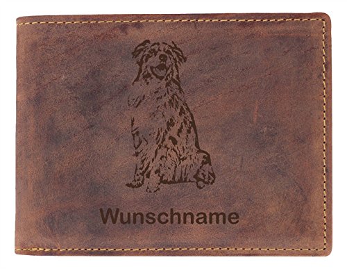 Greenburry Geldbörse mit Hunde Motiv Australian Shepard von Greenburry