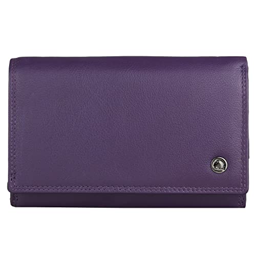 Greenburry Spongy Geldbörse Leder 15,5 cm, Purple, one size von Greenburry
