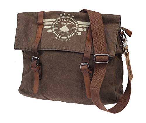 Greenburry Vintage Umhängetasche Braun 29x33x11cm von Greenburry