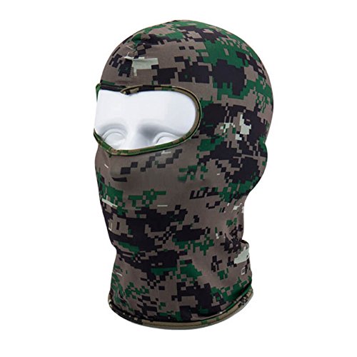 Sturmhaube/Gesichtsmaske für den Winter, für Outdoor-Sport, Motorradfahren, Fahrradfahren, Unisex , Digital Camouflage, Einheitsgröße von Greenlans
