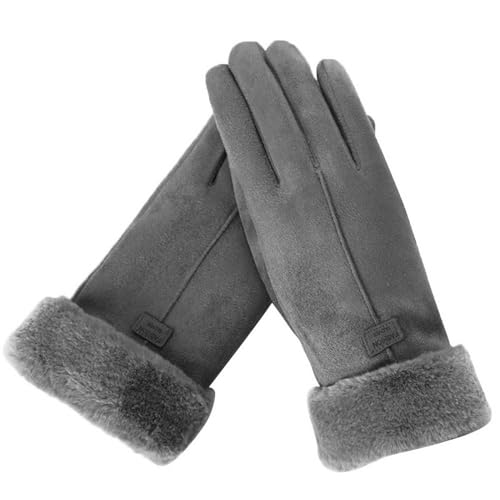 Greenyre Handschuhe Damen Winter Warm Handschuhe Touchscreen mit Lammfell Warme Winddichte Handschuhe für Damen Gefütterte Winterhandschuhe für Skifahren Radfahren Geschenk von Greenyre