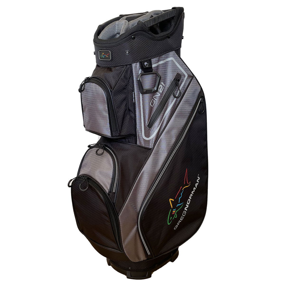 Greg Norman Black and Grey Lightweight Golf Cart Bag, Size: One Size  | American Golf von Greg Norman