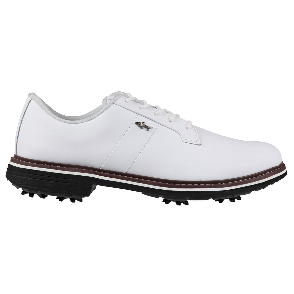 Greg Norman Men's Isa Tour 2 Waterproof Spiked Golf Shoes, Mens, White, 10 | American Golf von Greg Norman