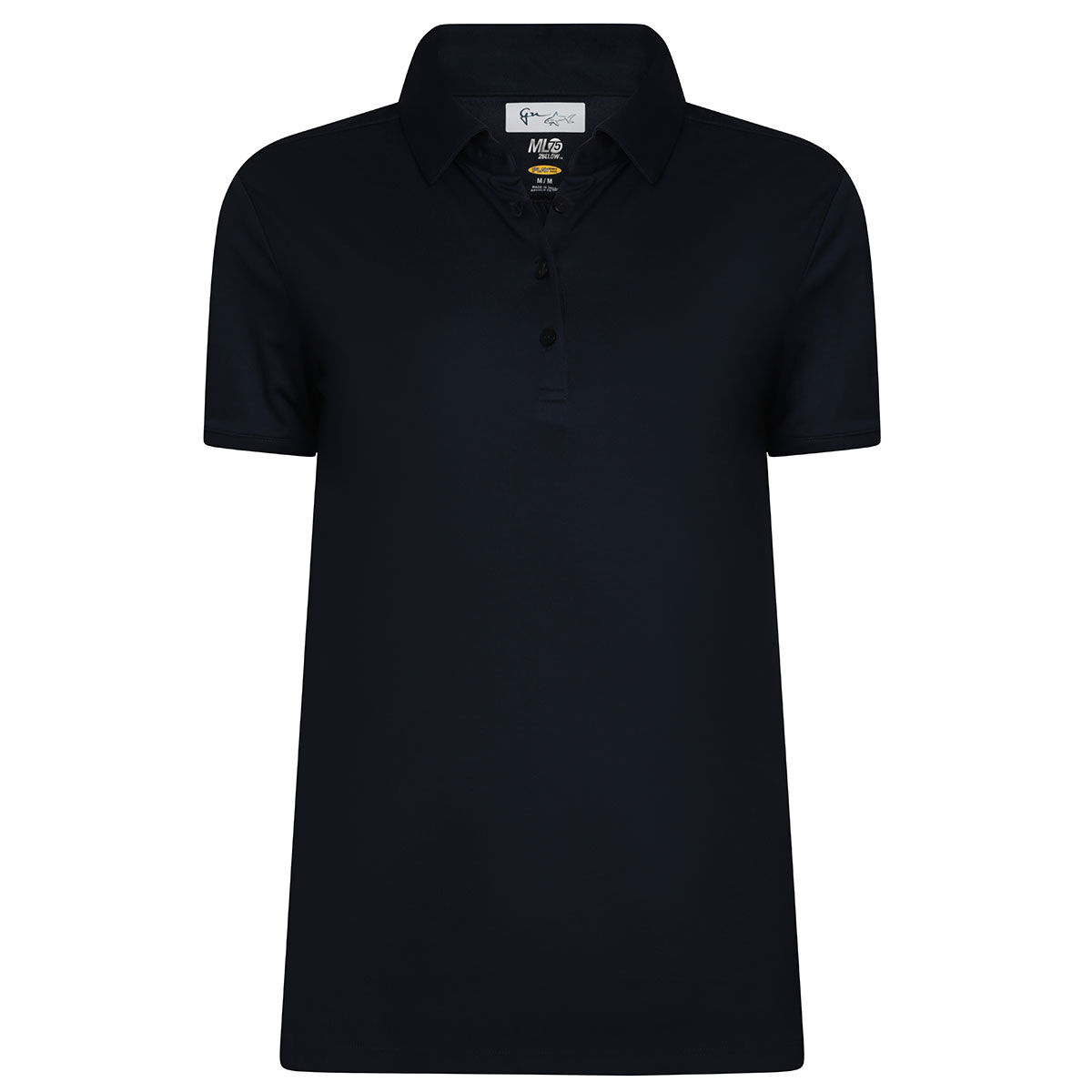 Greg Norman Navy Blue ML75 2Below Golf Polo Shirt, Womens | American Golf, Size: XS von Greg Norman