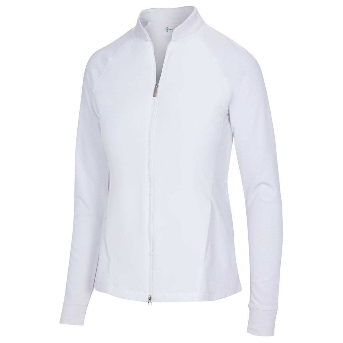 Greg Norman Women's White Mix Media Golf Jacket, Size: XL | American Golf von Greg Norman
