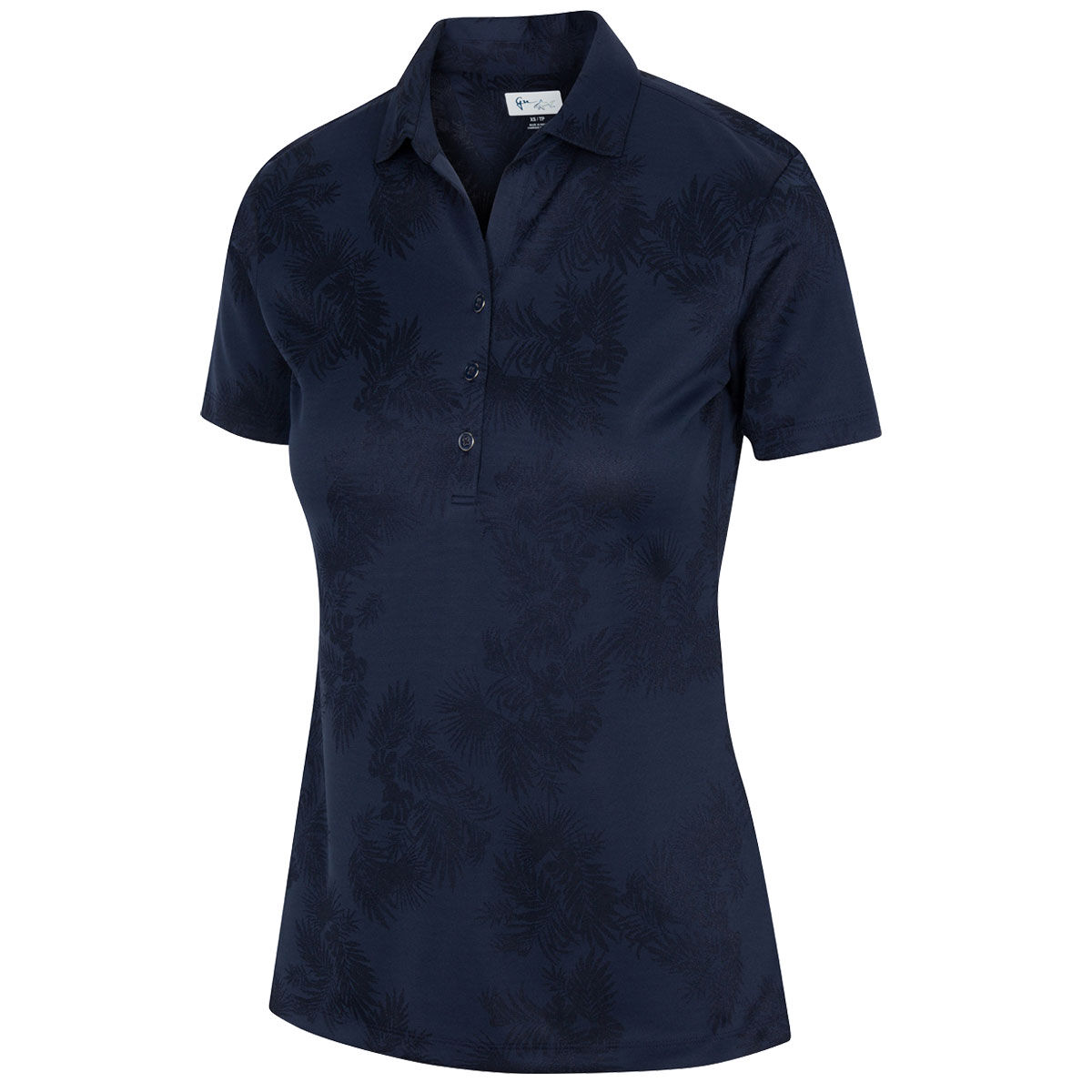 Greg Norman Womens Doria Golf Polo Shirt, Female, Navy, Medium | American Golf von Greg Norman