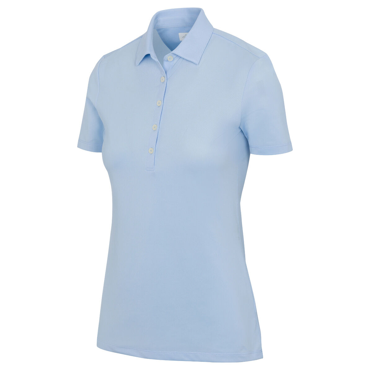 Greg Norman Womens Shark Logo Golf Polo Shirt, Female, Blue haze, Small | American Golf von Greg Norman