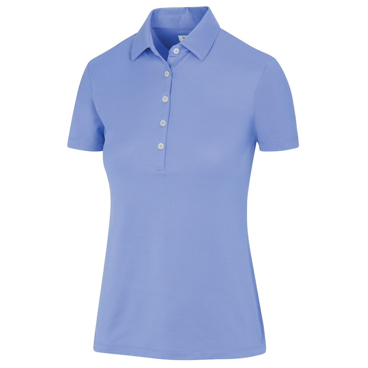 Greg Norman Womens Shark Logo Golf Polo Shirt, Female, Periwinkle, Medium | American Golf von Greg Norman