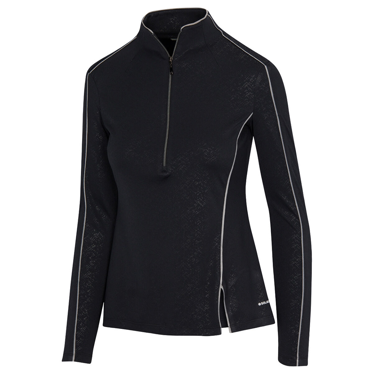 Greg Norman Womens Titania Golf Mid Layer, Female, Black, Large | American Golf von Greg Norman