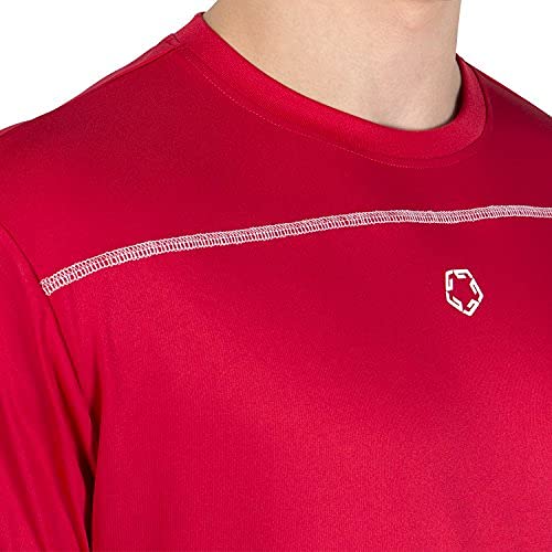 Gregster Herren Sportshirt, kurzarm Trikot, schnelltrocknendes Fitness T-Shirt atmungsaktiv von Gregster