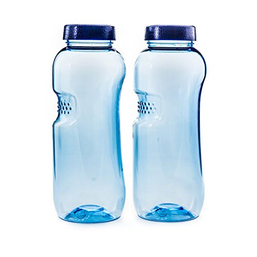 HDmirrorR Greiner 2 x 0,5 Liter Trinkflasche aus Tritan/Wasserflasche/BPA-frei/LGL von HDmirrorR