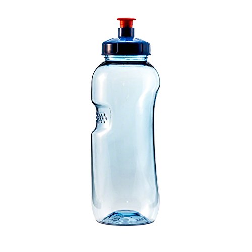 Greiner 0,5 L Trinkflasche Wasserflasche aus Tritan (BPA frei) + Trinkdeckel Push-Pull mit Trinknippel Flasche Sport von Greiner