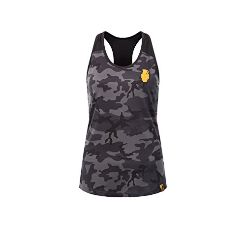Grenade Sportswear Damen GRE1002 Achselshirt, schwarz-Camouflage, XS von Grenade