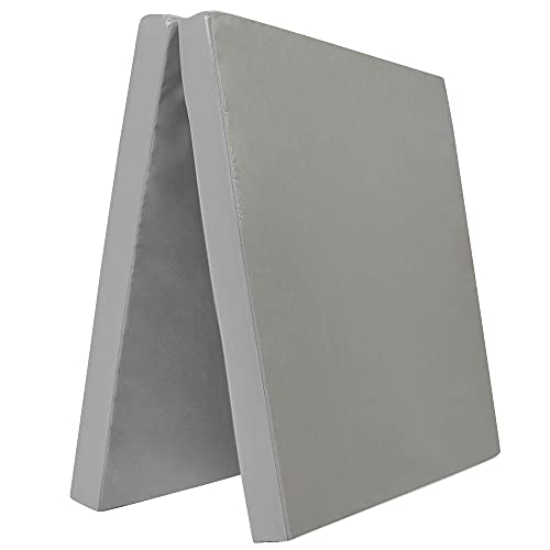 Grevinga® Klappbare Turnmatte (RG 35) | 200 x 100 x 8 cm GRAU | WEICH von Grevinga