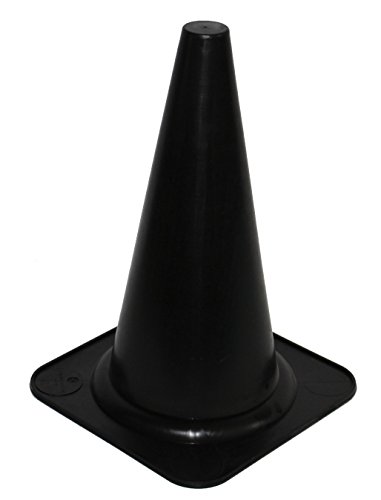 Grevinga® Markierungskegel (versch. Höhen & Farben) (Schwarz, 28 cm) von Grevinga