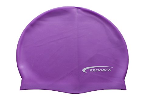 Grevinga® Silikon - Badekappe (lila) von Grevinga