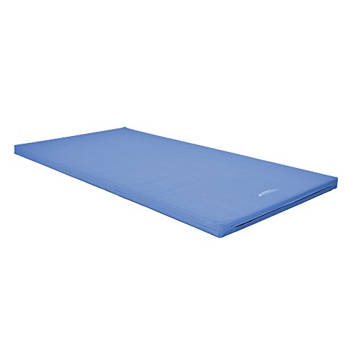 Grevinga® TÜV SÜD-zertifizierte Turnmatte (VB 120) | Gymnastikmatte 200 x 100 x 8 cm | Blau | komplett aus Turnmattenstoff von Grevinga