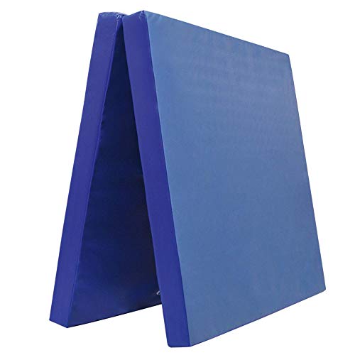 Grevinga® klappbare Turnmatte - versch. Farben & Größen - RG: 22 kg/m³ (200 x 100 x 6 cm, Blau) von Grevinga