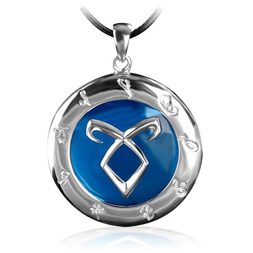 the Mortal Instruments: City of Bones Angelic Power Pendant Necklace Silver Jewelry With Silver Chain von Grimbatol