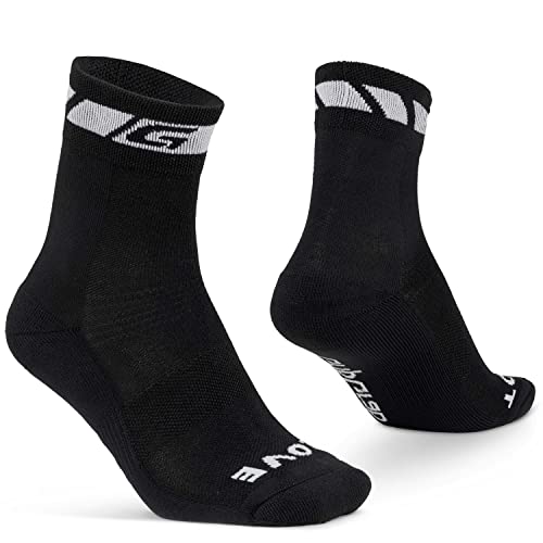 GripGrab Frühling Herbst Gepolsterte Übergangs Fahrradsocken Lange Hohe Thermo Radsport Strümpfe Radfahrer von GripGrab