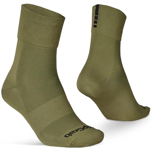 GripGrab Lightweight SL Performance Fahrrad Socken Sommer 1er und 3er Pack Eyecatching 2 Längen Fahrradsocken Kurz Lang von GripGrab