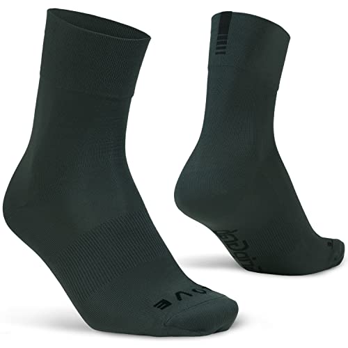 GripGrab Lightweight SL Performance Fahrrad Socken Sommer 1er und 3er Pack Eyecatching 2 Längen Fahrradsocken Kurz Lang von GripGrab