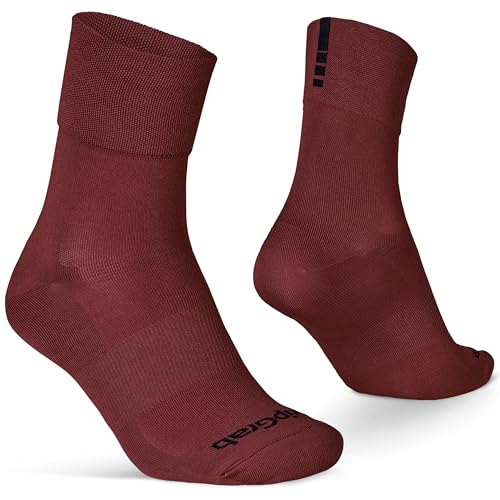 GripGrab Lightweight SL Performance Sommer Radsport Socken 1er und 3er Pack Eyecatching 2 Längen Radsocken Lang Kurz von GripGrab