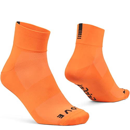 GripGrab Lightweight SL Performance Fahrrad Socken Sommer 1er und 3er Pack Eyecatching 2 Längen Fahrradsocken Kurz Lang von GripGrab