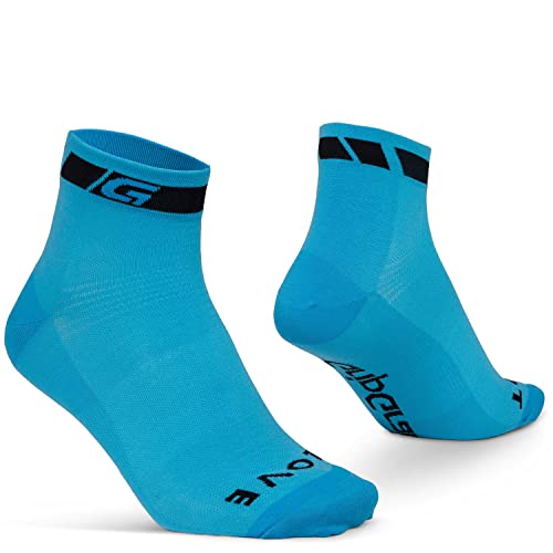 GripGrab Unisex – Erwachsene Classic Low Cut-Single Pack Cycling Socks, Blau 1, L (44-47) von GripGrab