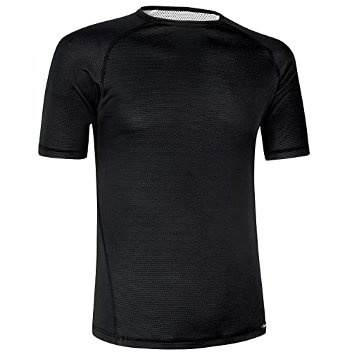 GripGrab Unisex Gripgrab Ride Thermo kortærmet cykling funktionel undertrøje anti-lugt cykel sport baselayer forår Unterhemd, Schwarz, M EU von GripGrab