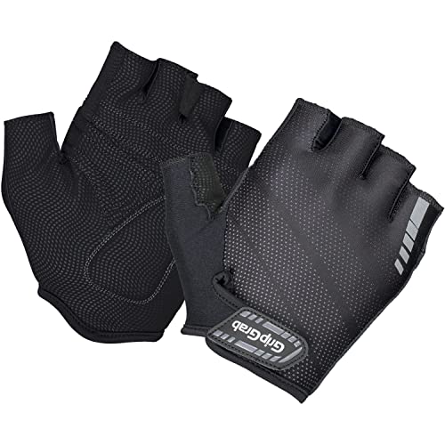 GripGrab Rouleur Einsteiger Kurzfinger Sommer Fahrradhandschuhe Gepolsterte Fingerlose Radsport Handschuhe Ausziehhilfe von GripGrab