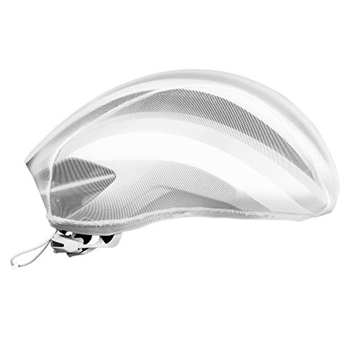 GripGrab Unisex – Erwachsene BugShield Fahrrad Fliegenschutz Helmüberzug Leichter Atmungsaktiver Radsport Insektenschutz Helmüberzieher, Weiß, Einheitsgröße von GripGrab