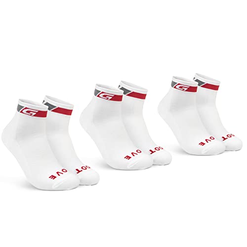 GripGrab Classic Low Cut 1er und 3er Set Kurze Sommer Fahrradsocken Rennrad Mountainbike Indoor Cycling Radsport Socken von GripGrab