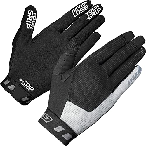 GripGrab Vertical InsideGrip Langfinger Profi MTB Handschuhe Ungepolsterte Rutschfeste Vollfinger Radsporthandschuhe von GripGrab