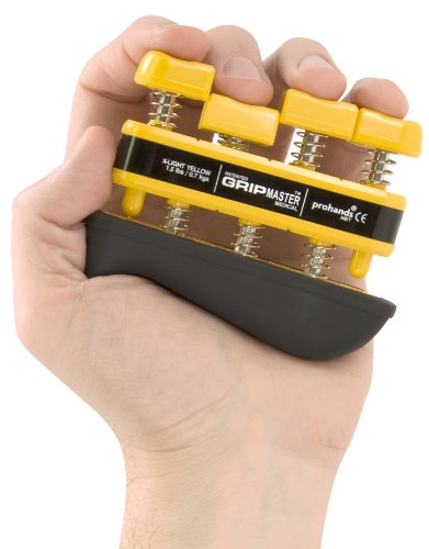 Gripmaster Hand und Fingertrainer (gelb extra leicht) von Gripmaster
